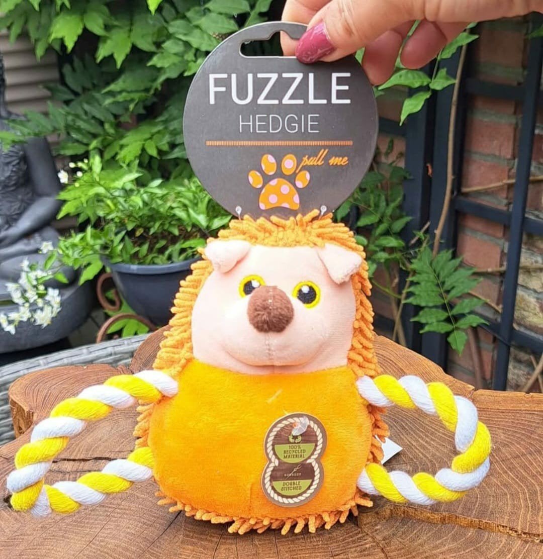 Fuzzle hondenspeelgoed/hondenspeelgoed/egel, Verzenden, Nieuw, Piepspeelgoed