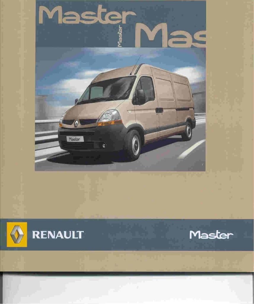 Renault Master (maart 2008), Ophalen of Verzenden, Nieuw, Renault