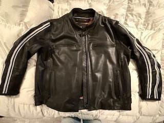 BMW Motorrad Twin stripes leren motorjas 3XL met protectie, Motoren, Kleding | Motorkleding, BMW Motorrad, Jas | leer, Tweedehands