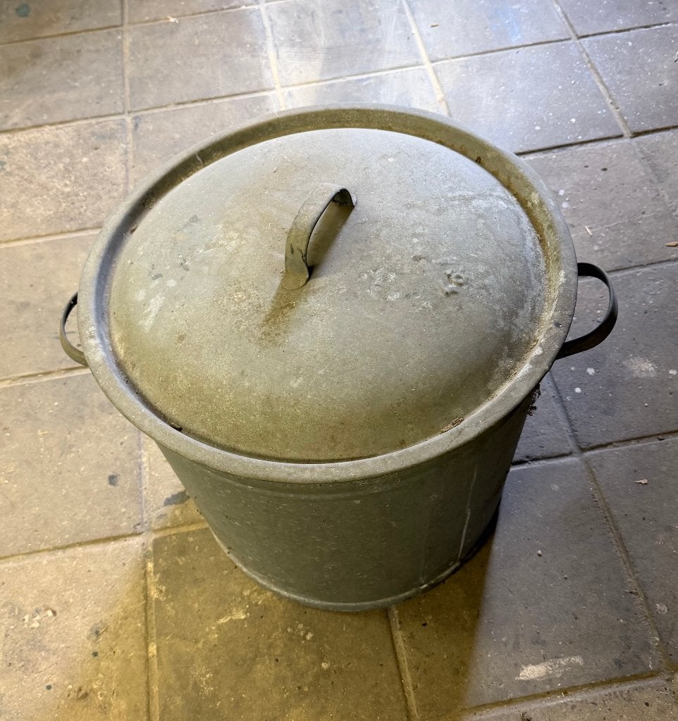 weckketel zink antiek, Ophalen