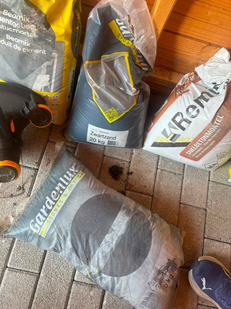 Zwart zand (gratis), Ophalen, Nieuw, Overige typen