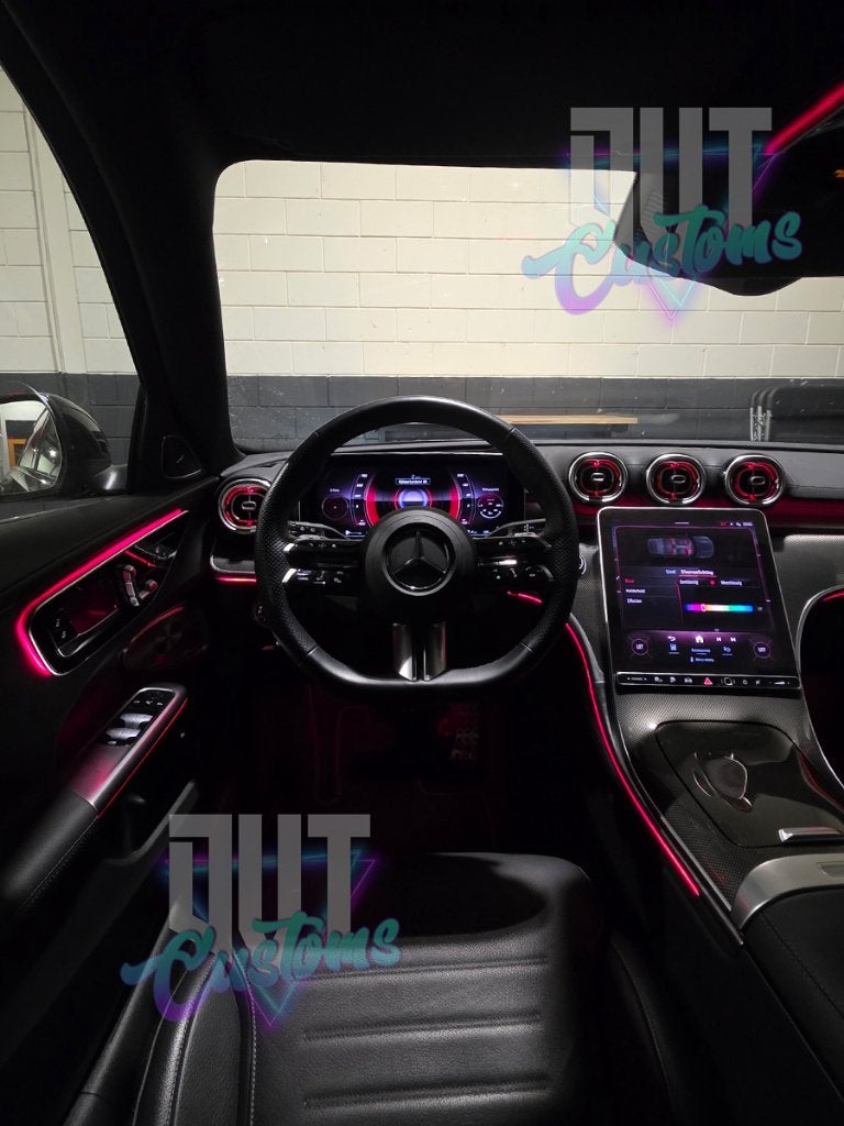 Mercedes W206 C Klasse Sfeerverlichting Ambient Light Inbouw, Ophalen, Info@dvtcustoms.nl, Mercedes-Benz, DVT Customs