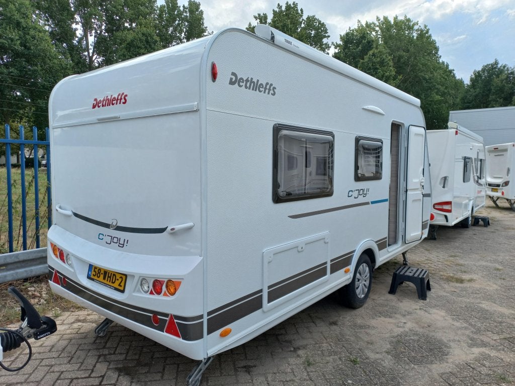 Dethleffs C'Joy 460 LE cassette-mover-etc, 2 aparte bedden, Bedrijf, Treinzit, Tot en met 3