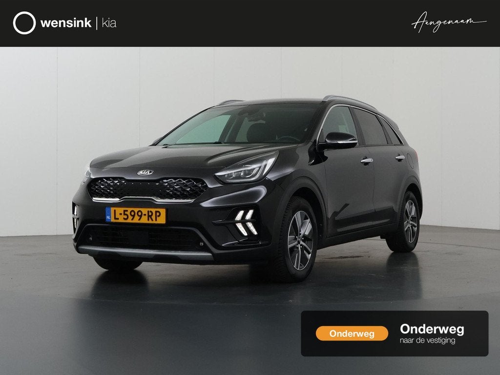 Kia Niro 1.6 GDi Hybrid DynamicPlusLine | Trekhaak | Stoel/S, Auto's, Kia, Gebruikt, Euro 6, 2 kWh, Zwart