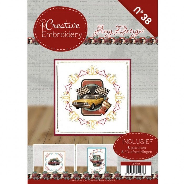 Creative Embroidery 38 Cars Amy Design CB10038, Hobby en Vrije tijd, ., Overige typen, Nieuw, Ophalen of Verzenden