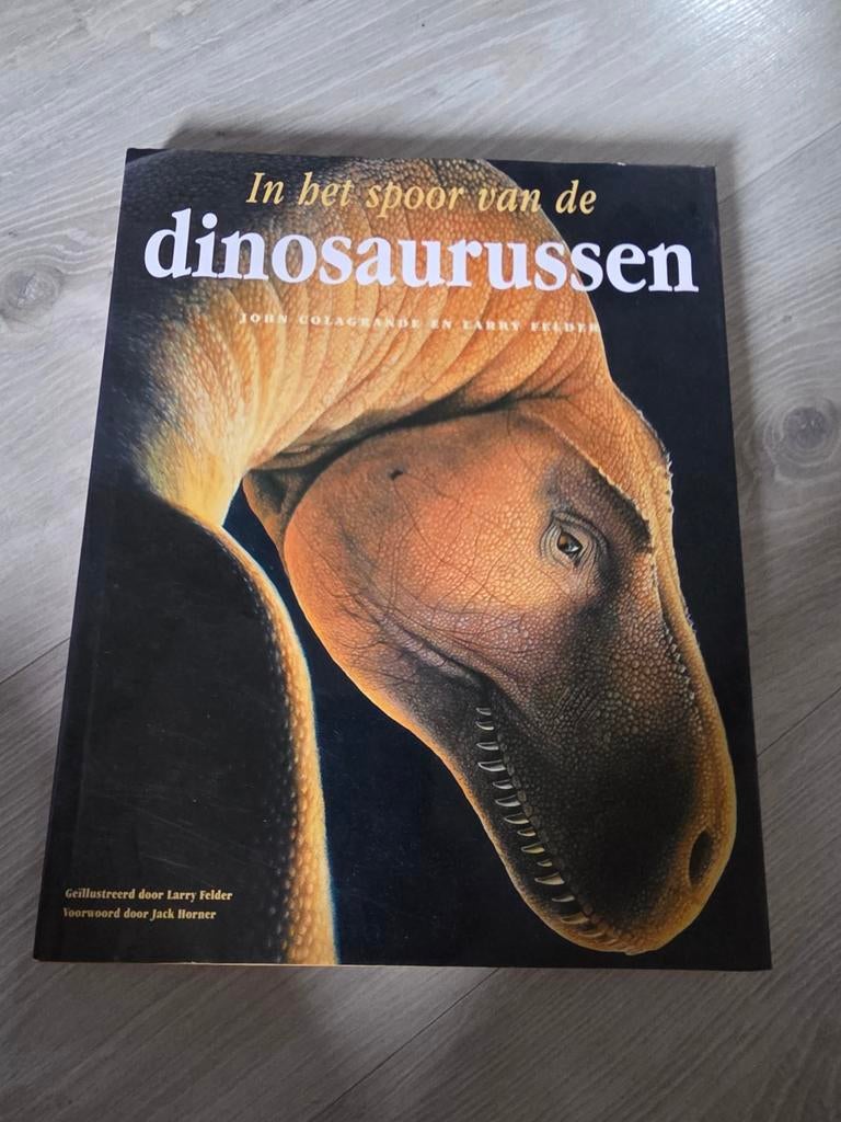 In het spoor van de dinosaurussen, Boeken, Overige Boeken, Zo goed als nieuw, Ophalen of Verzenden