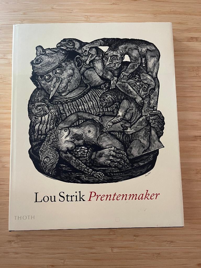 Lou Strik Prentenmaker, Boeken, Kunst en Cultuur | Beeldend, Zo goed als nieuw, Schilder- en Tekenkunst, Ophalen of Verzenden