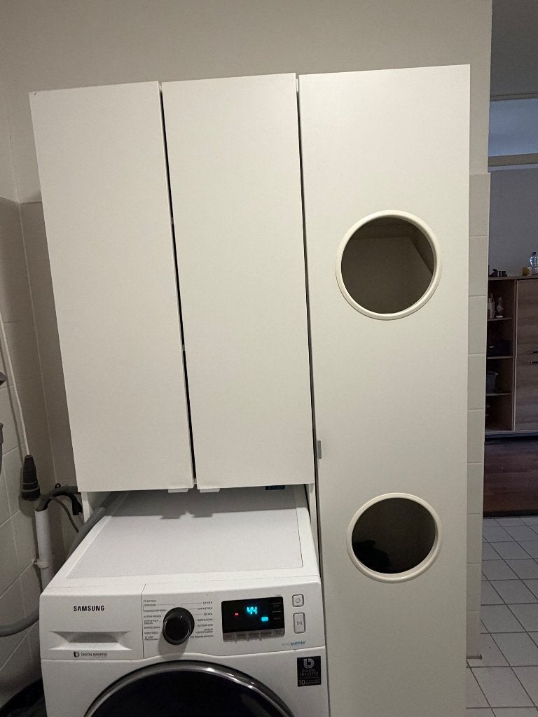 Badkamer kast, Ophalen, (Half)hoge kast, Gebruikt, 100 tot 150 cm