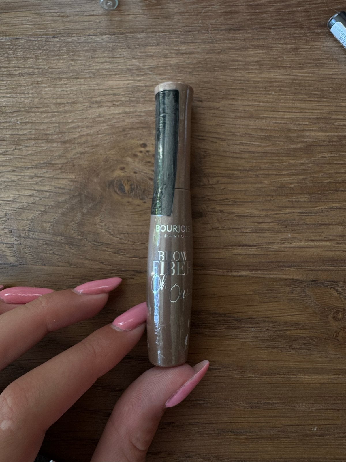 Bourjois Brow Fiber Oh Oui! Wenkbrauwmascara 001 Blond, Nieuw, Ophalen of Verzenden, Make-up, Overige kleuren