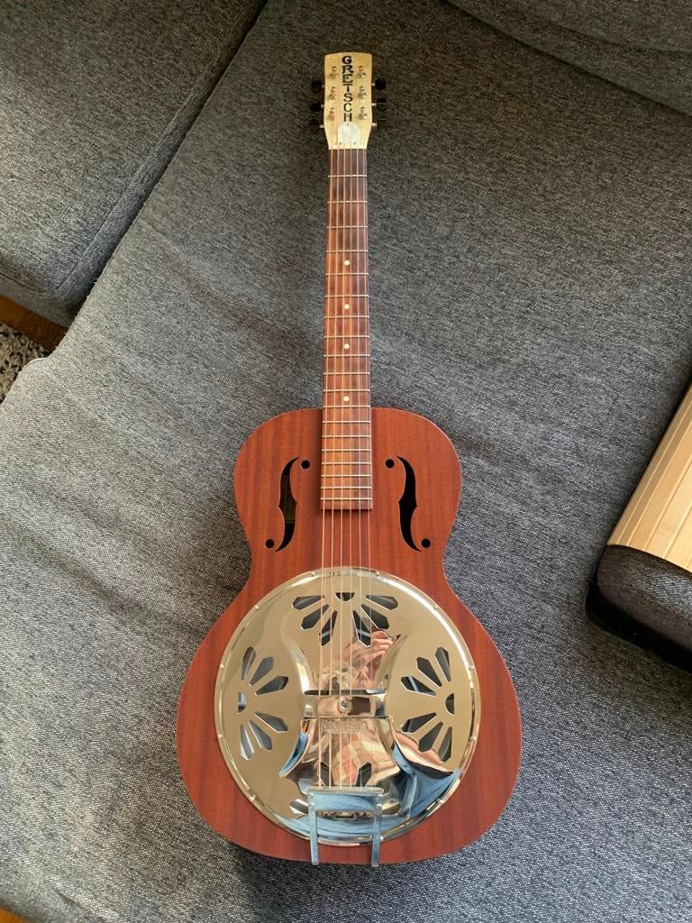 Gretsch Boxcar G9200 resonator gitaar, Muziek en Instrumenten, Ophalen, Gebruikt, Resonator- of Dobrogitaar