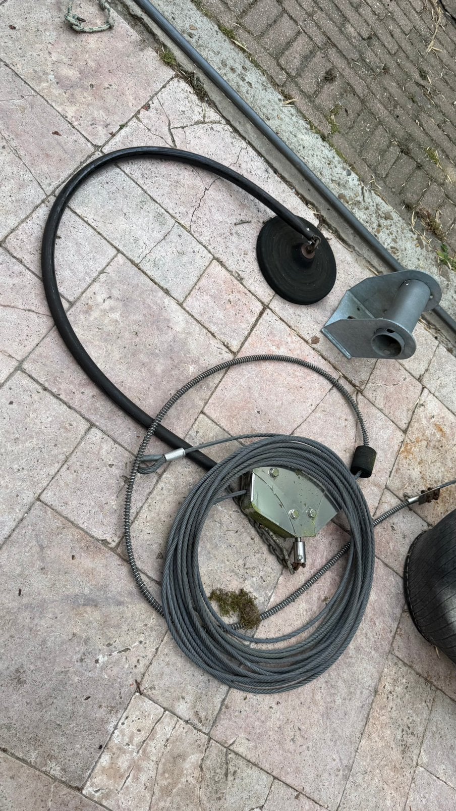 Kabelbaan compleet 25 meter, Ophalen, Gebruikt, Klimsport-accessoire