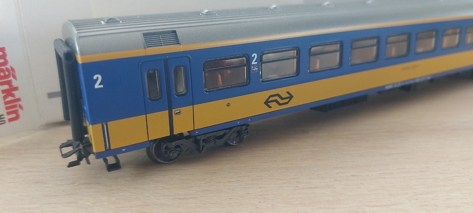 Märklin NS 2 de kl ic rtg artnr 4265 in ovp, Wisselstroom, Wagon, Ophalen of Verzenden, Märklin