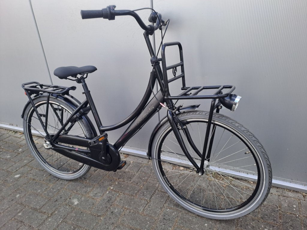 26 inch Batavus meisjes fiets met 3 versnellingen, Terugtraprem, Gebruikt, Versnellingen, Batavus