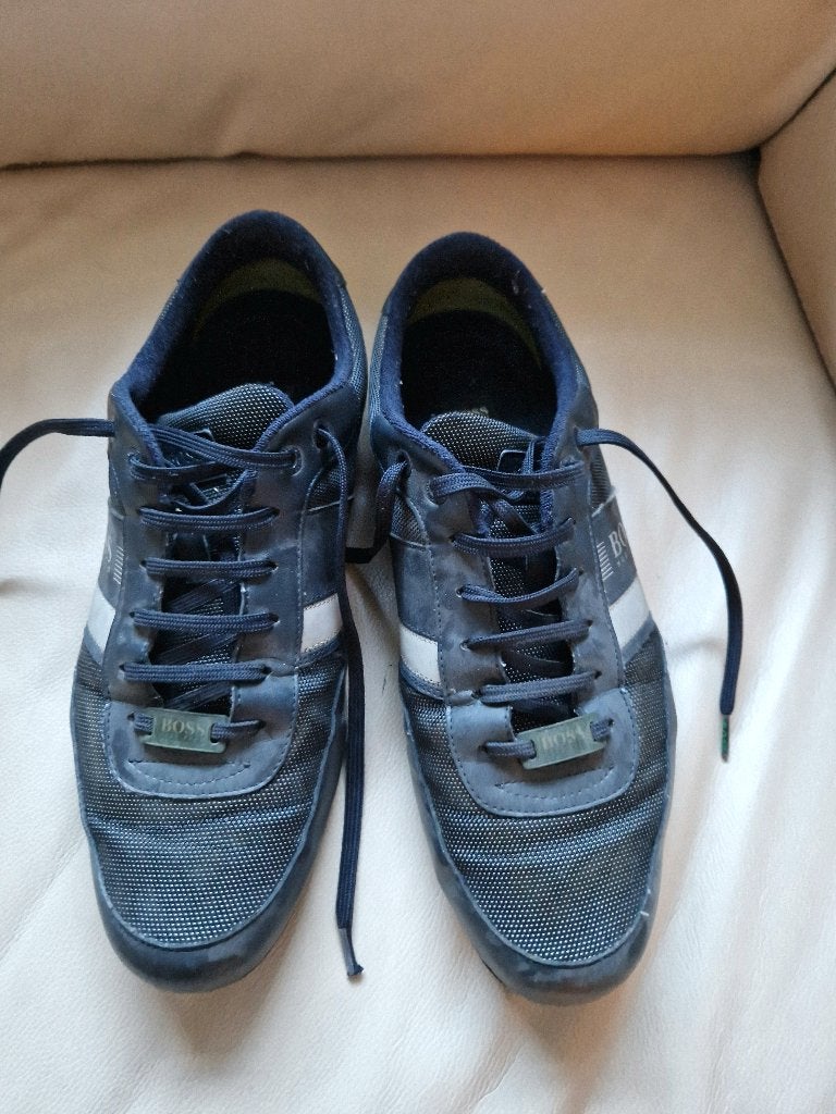 Hugo Boss schoenen maat 42, Blauw, Ophalen of Verzenden, Zo goed als nieuw, Hugo Boss