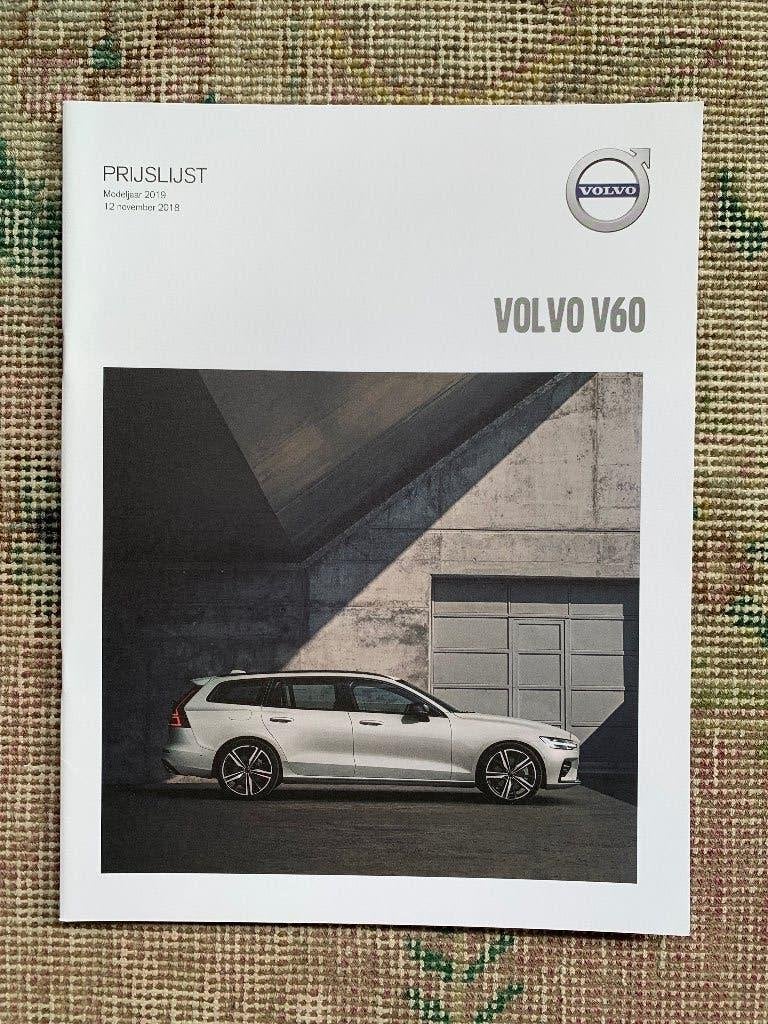 Nederlandse prijslijst nieuwe Volvo V60 2018 nieuw!, Volvo, Nieuw, Volvo, Ophalen of Verzenden