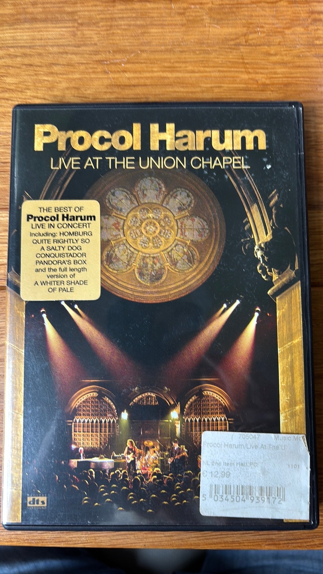 Procol Harum - Live at the Union Chapel DVD (Muziek), Alle leeftijden, Ophalen of Verzenden, Gebruikt