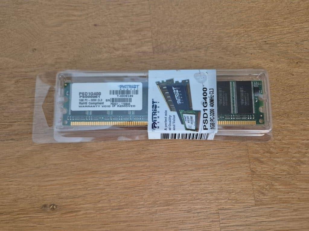 PC geheugen 1GB, 400MHz, Ophalen of Verzenden, DDR, Desktop