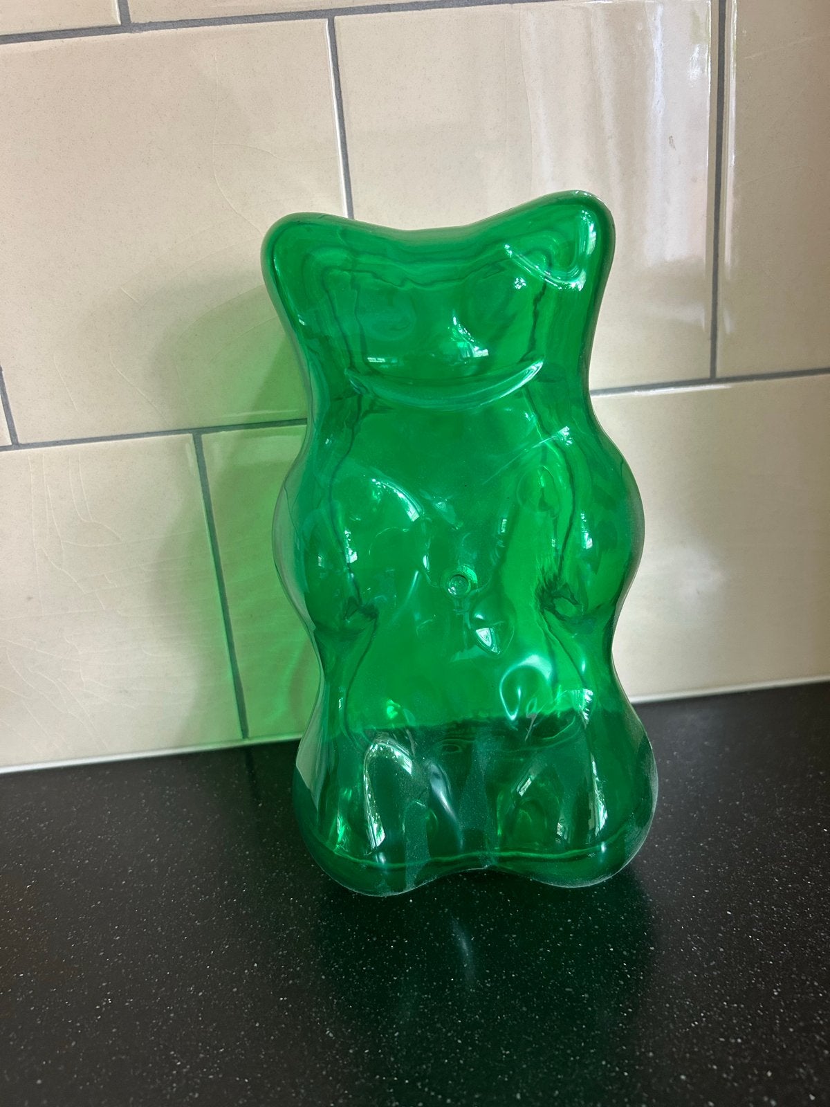 Haribo Gummybeer Opbergdoos - Groen, Ophalen of Verzenden, Gebruikt, Groen, Kunststof
