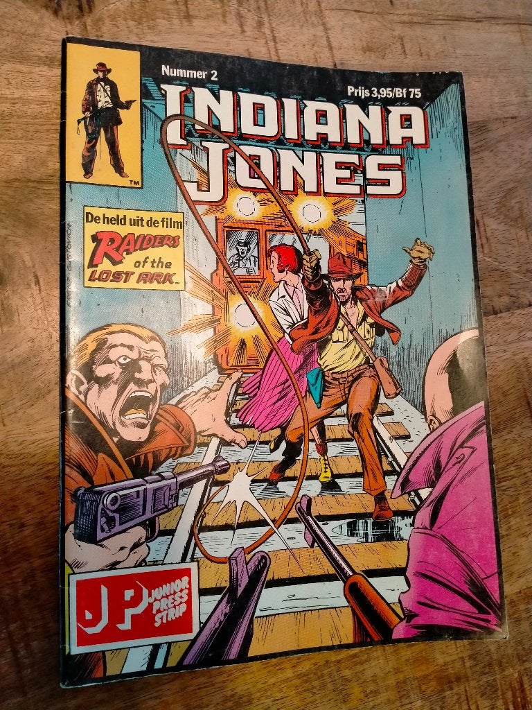 Indiana Jones nummer 2 comic JP Junior Press strip, Boeken, Strips | Comics, Eén comic, Verzenden, Gelezen, Overige gebieden