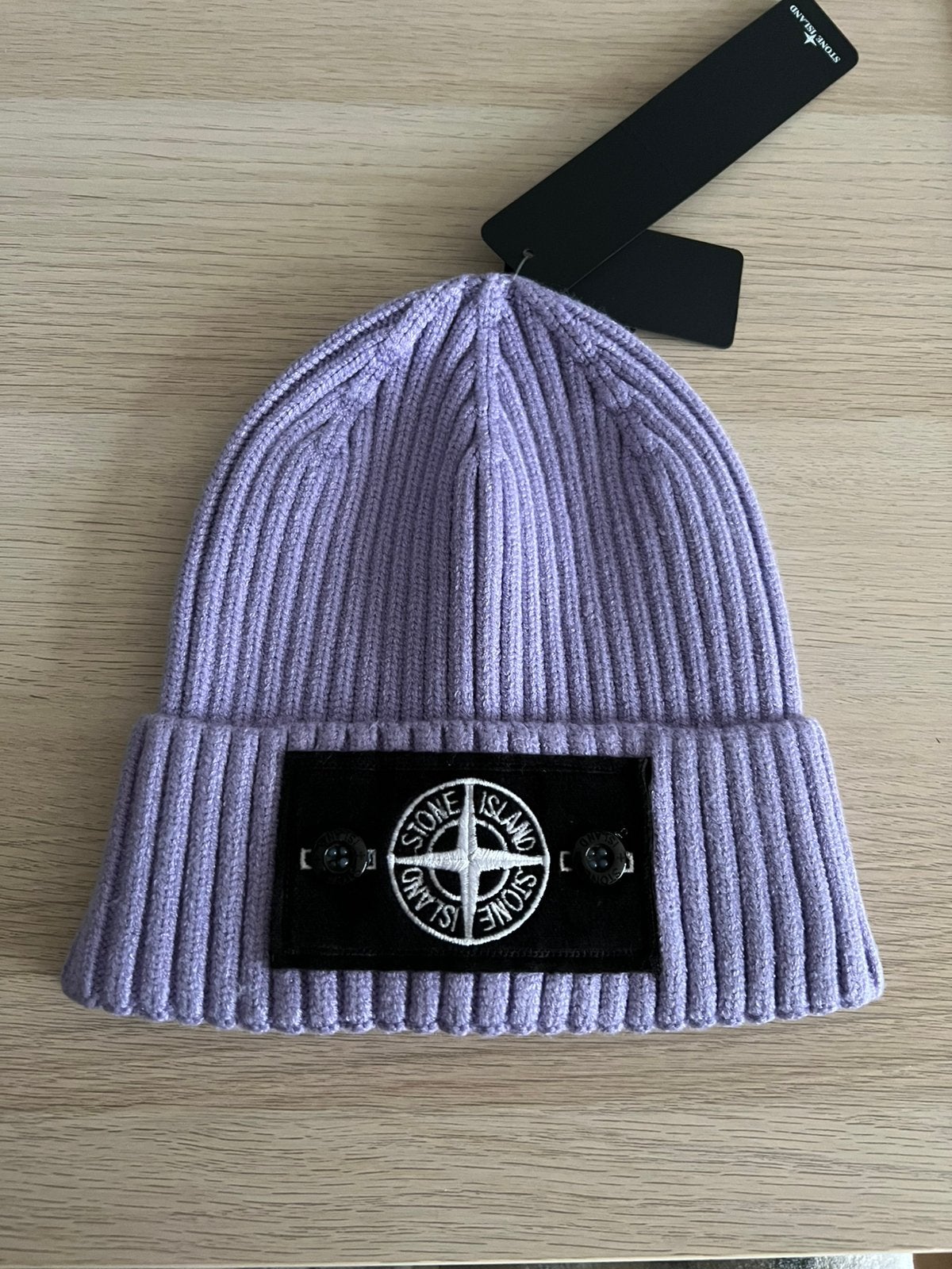 St*ne island purple beanie, Ophalen of Verzenden, Zo goed als nieuw, Overige maten, Muts