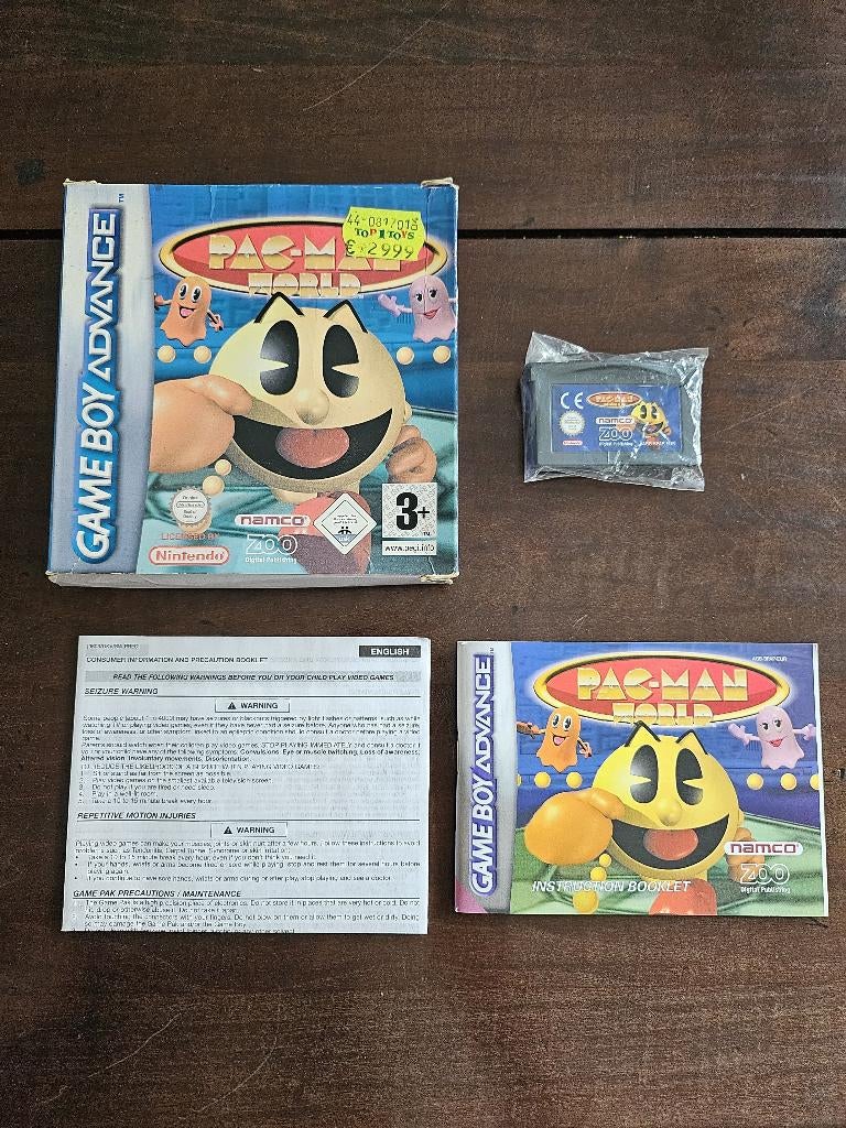 GBA Pac-Man World CIB, Avontuur en Actie, Gebruikt, 1 speler, Ophalen of Verzenden