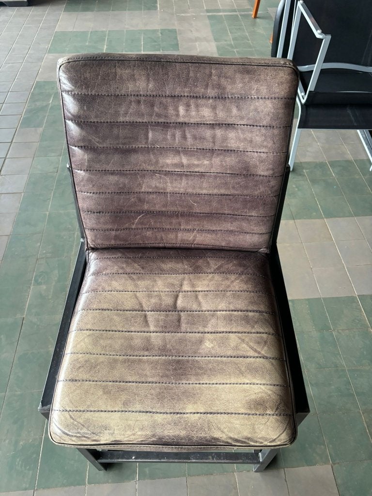 INDUSTRIËLE BARKRUK LEERLOOK CS26720, Ophalen, Gebruikt, 60 tot 90 cm, 1 kruk