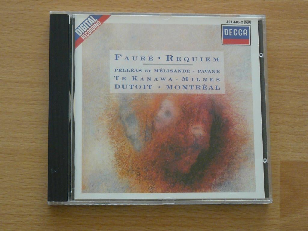 CD Gabriel Faure , Reguiem op. 48 50 80 , Charles Dutoit, Verzenden, Classicisme, Gebruikt, Kamermuziek