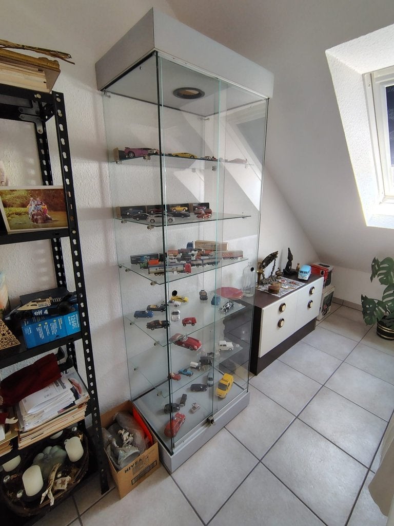 Vitrinekast, Huis en Inrichting, Kasten | Vitrinekasten, Ophalen, Met plank(en), 200 cm of meer, 50 tot 100 cm