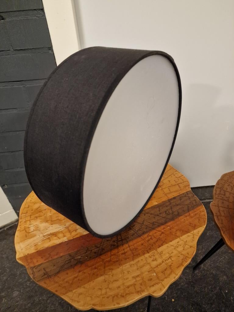 2x Smartwares Plafondlamp Zwart - Zo goed als nieuw, Ophalen of Verzenden, Zo goed als nieuw, Metaal, Modern