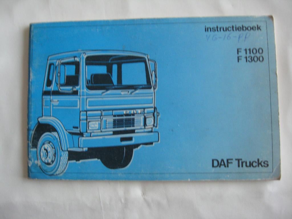 DAF F1100- F 1300 DAFTRUCKS 1987, Ophalen of Verzenden