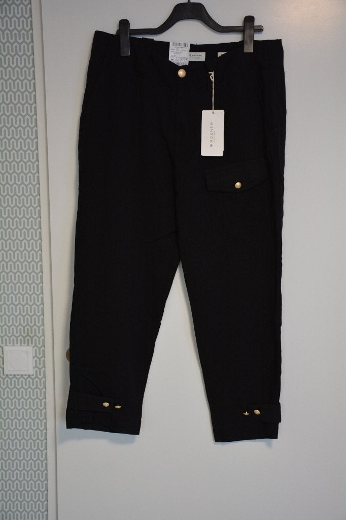 Nieuwe 3/4 broek ROSNER., Kleding | Dames, Zwart, Maat 46/48 (XL) of groter, Nieuw, Ophalen of Verzenden