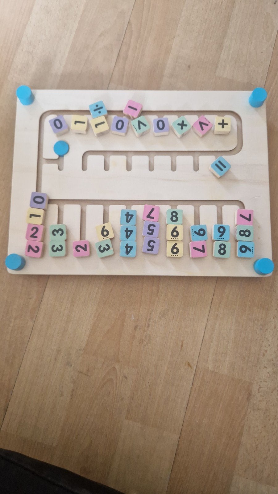 Houten telbord en rekenbord voor kinderen, Ophalen, Gebruikt, Rekenen