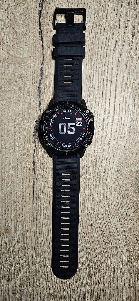 Garmin Fenix 6X Pro, Sieraden, Tassen en Uiterlijk, Sporthorloges, Gebruikt, Zwart, Ophalen of Verzenden, Waterdicht