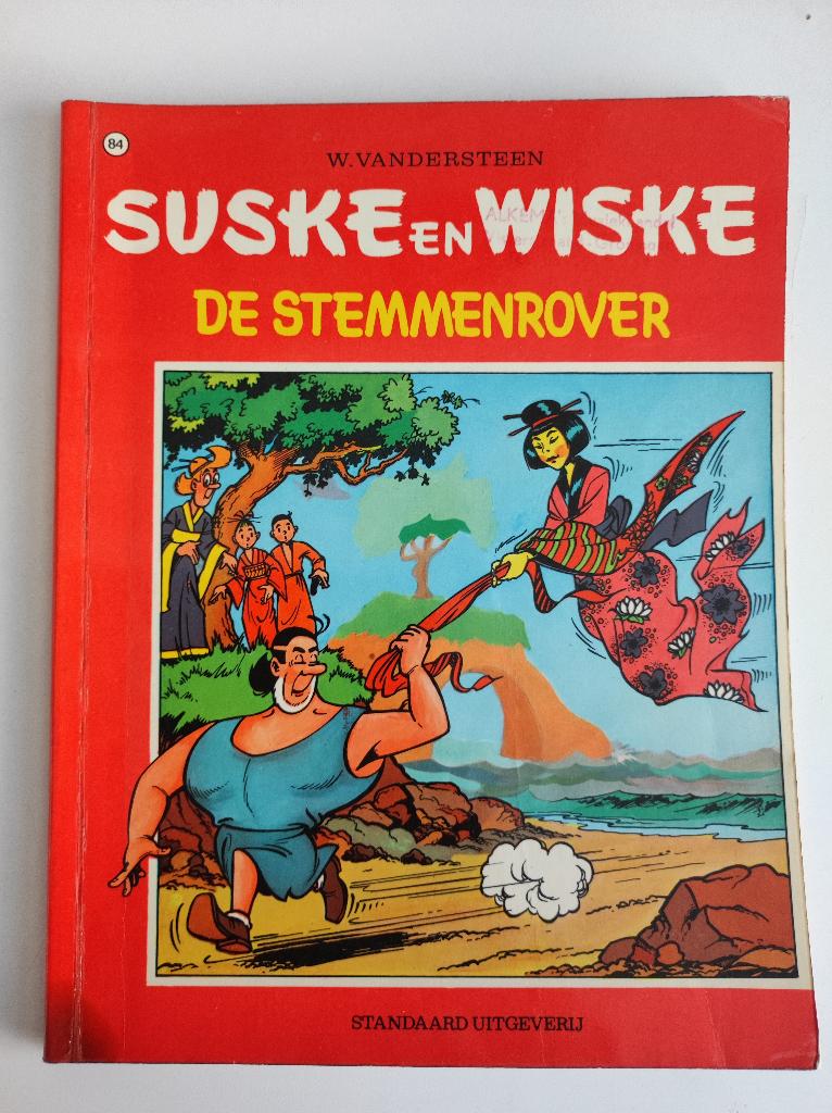 Suske en Wiske nr 84 De stemmenrover eerste druk 1968., Gelezen, Willy Vandersteen, Eén stripboek, Ophalen of Verzenden
