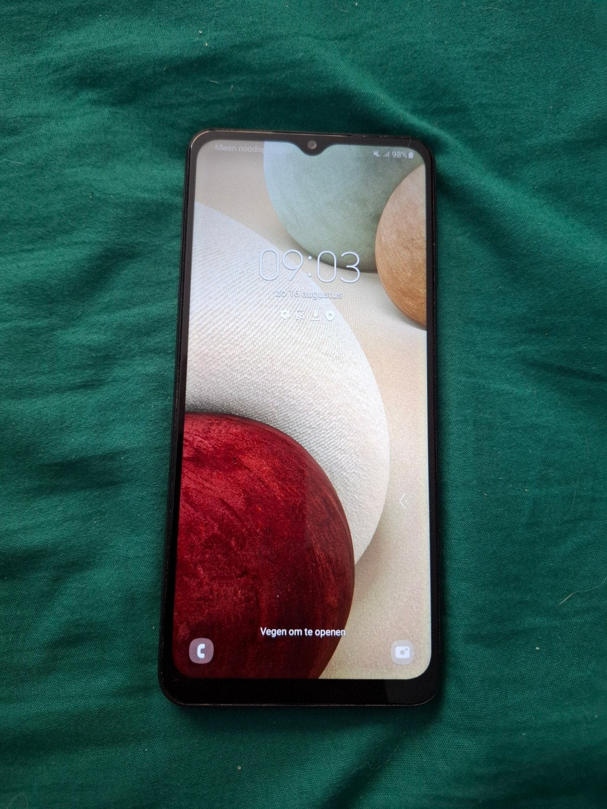 samsung a12 128gb mobile telefoon, 128 GB, Ophalen of Verzenden, Zwart, Galaxy A