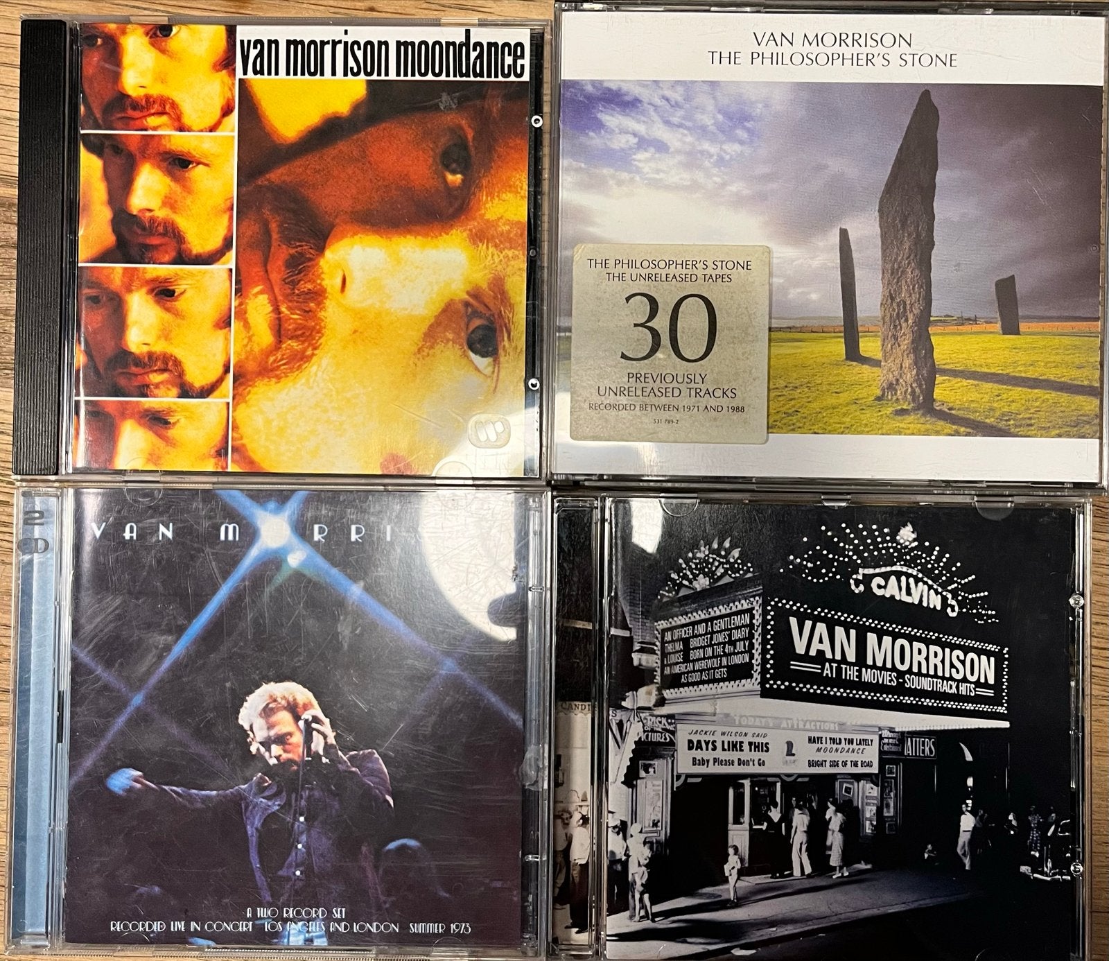 Van Morrison CD Collectie: Moondance, The Philosopher's Ston, Gebruikt, Met bonustracks, Pop, Ophalen of Verzenden