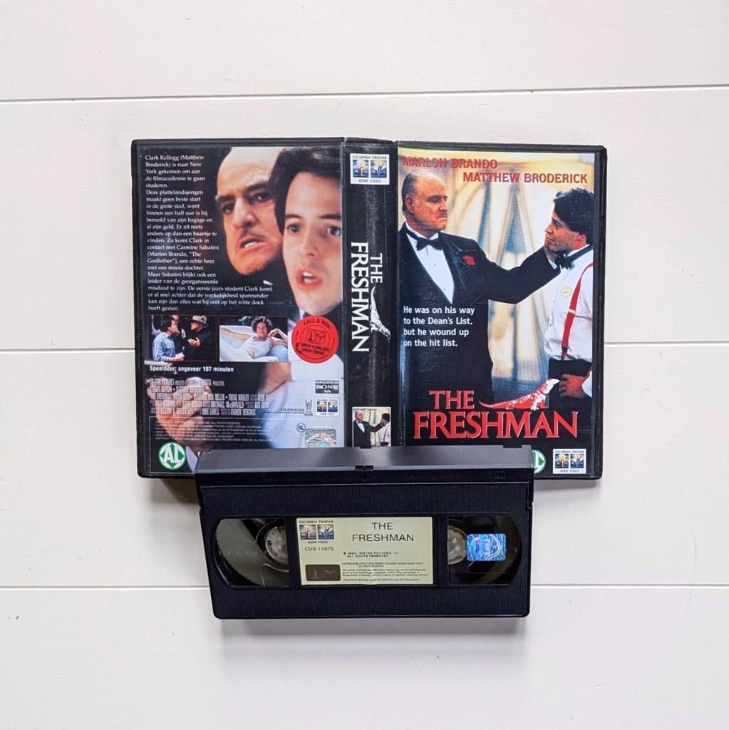 The Freshman (1990) VHS Videoband, Marlon Brando, Alle leeftijden, Ophalen of Verzenden, Zo goed als nieuw