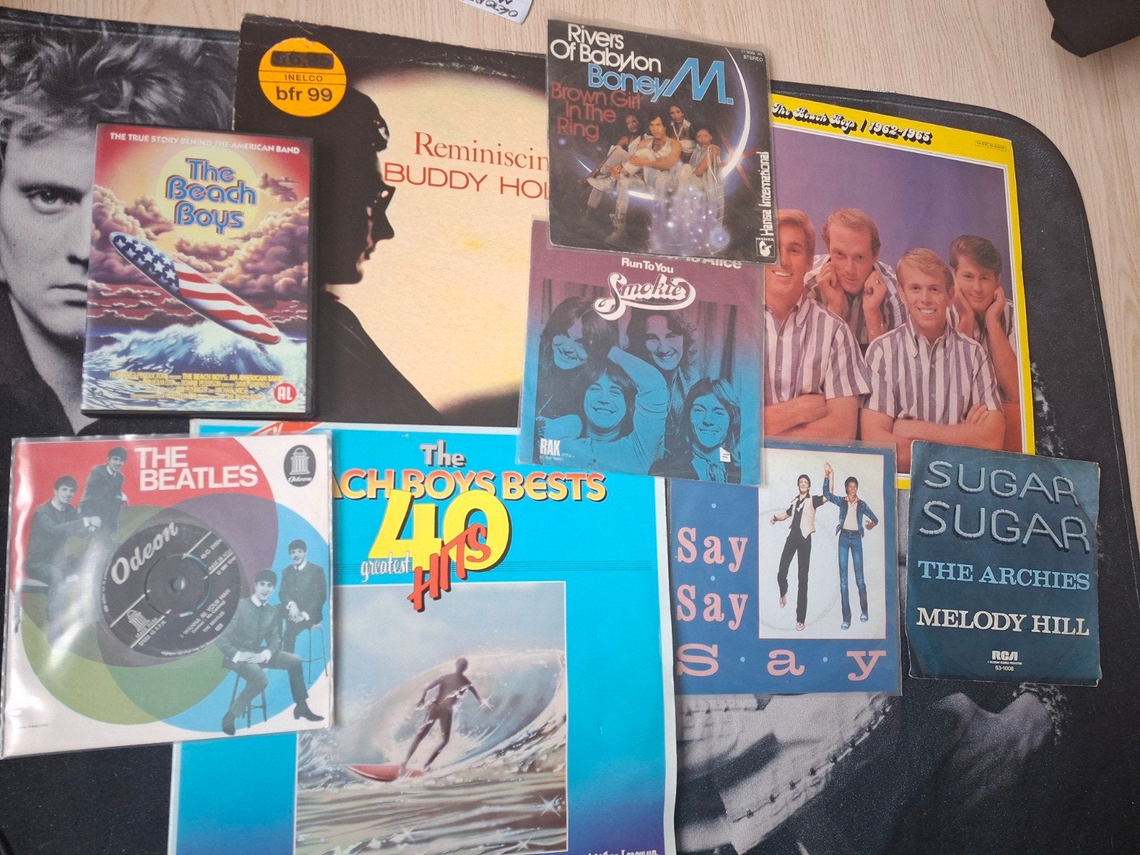 Vinyl The Beatles,Beach Boys,Michealjackson, buddy holly, Ophalen of Verzenden
