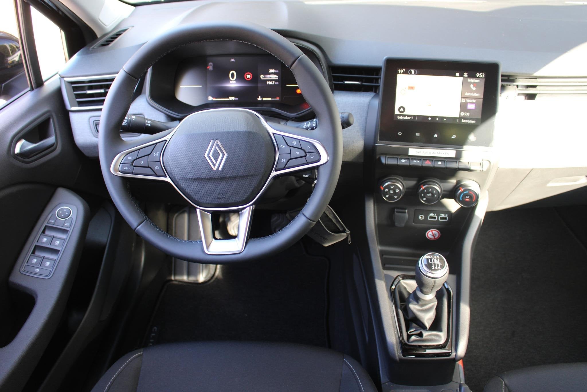 Renault Clio 1.0 TCe 90 GPF evolution Navigatie | Cruise con, Auto's, Stof, Gebruikt, Met garantie (alle), Zwart