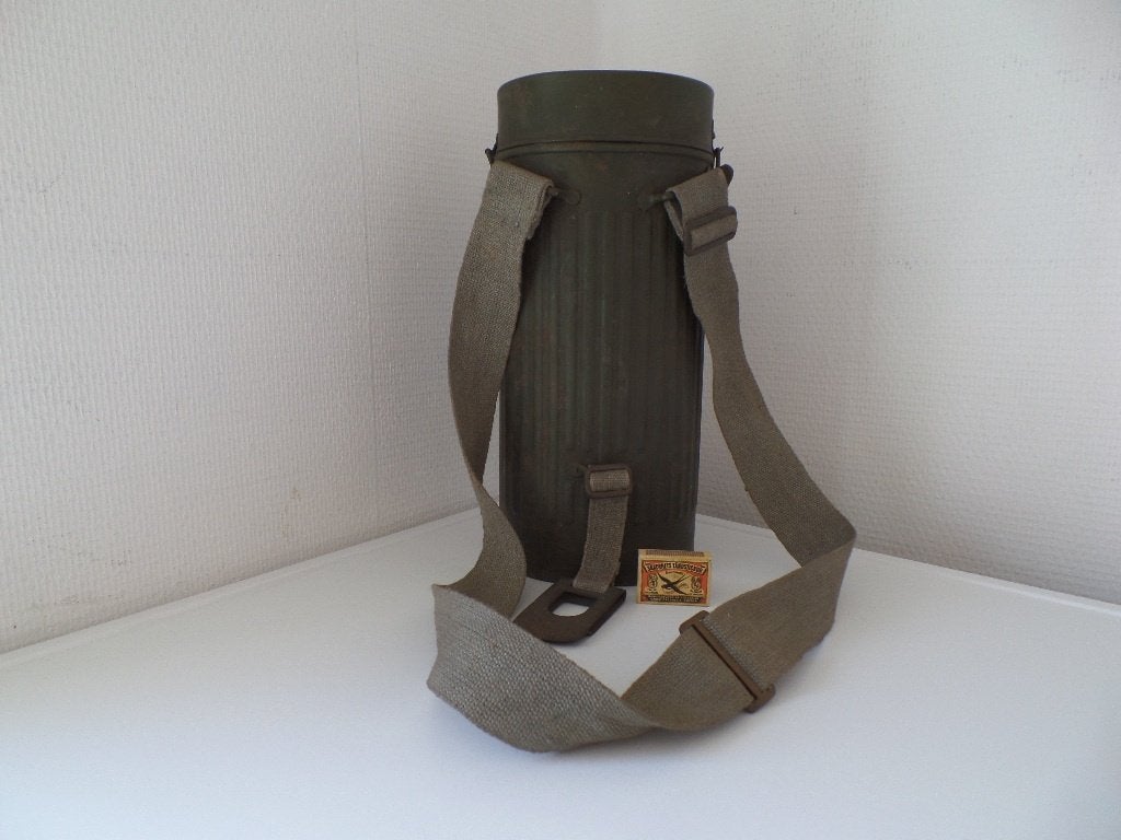 Gasmasker, NL model H, 1939/40-(#9188), Ophalen of Verzenden, Landmacht, Nederland, Overige typen