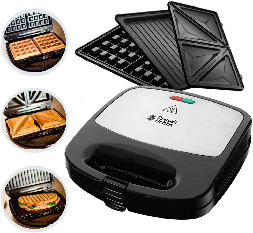 3-in-1 Tosti-/Wafelijzer & Grill – Nieuw in doos., Ophalen of Verzenden, Nieuw