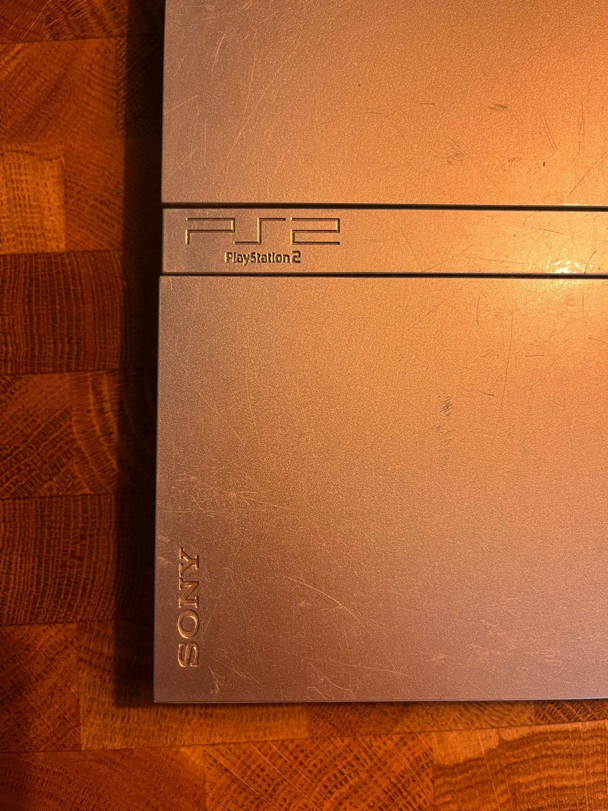 Playstation 2 met toebehoren en 5 spellen, Ophalen, Met 2 controllers, Zilver, Slim