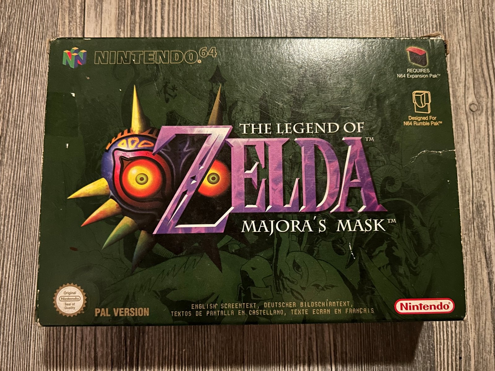 The Legend of Zelda: Majora's Mask N64 (PAL) Compleet, Gebruikt, 1 speler, Ophalen of Verzenden, Role Playing Game (Rpg)