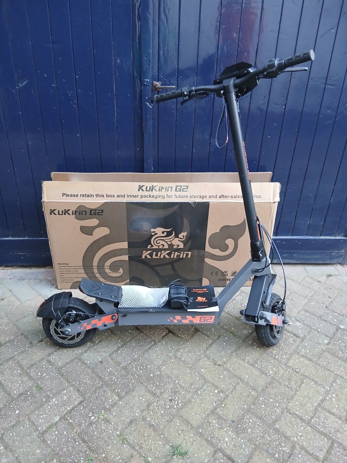 Kukirin g2, 340km, zeer goede staat, elektrische step., Fietsen en Brommers, Steps, Ophalen, Zo goed als nieuw, Elektrische step (E-scooter)