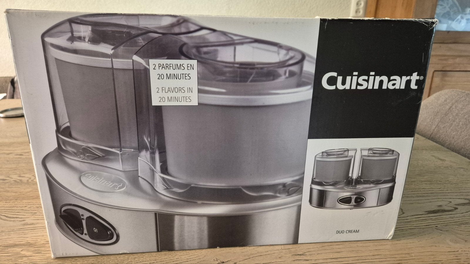 Cuisinart Duo Cream IJsmachine -  in doos, Verzenden, Gebruikt
