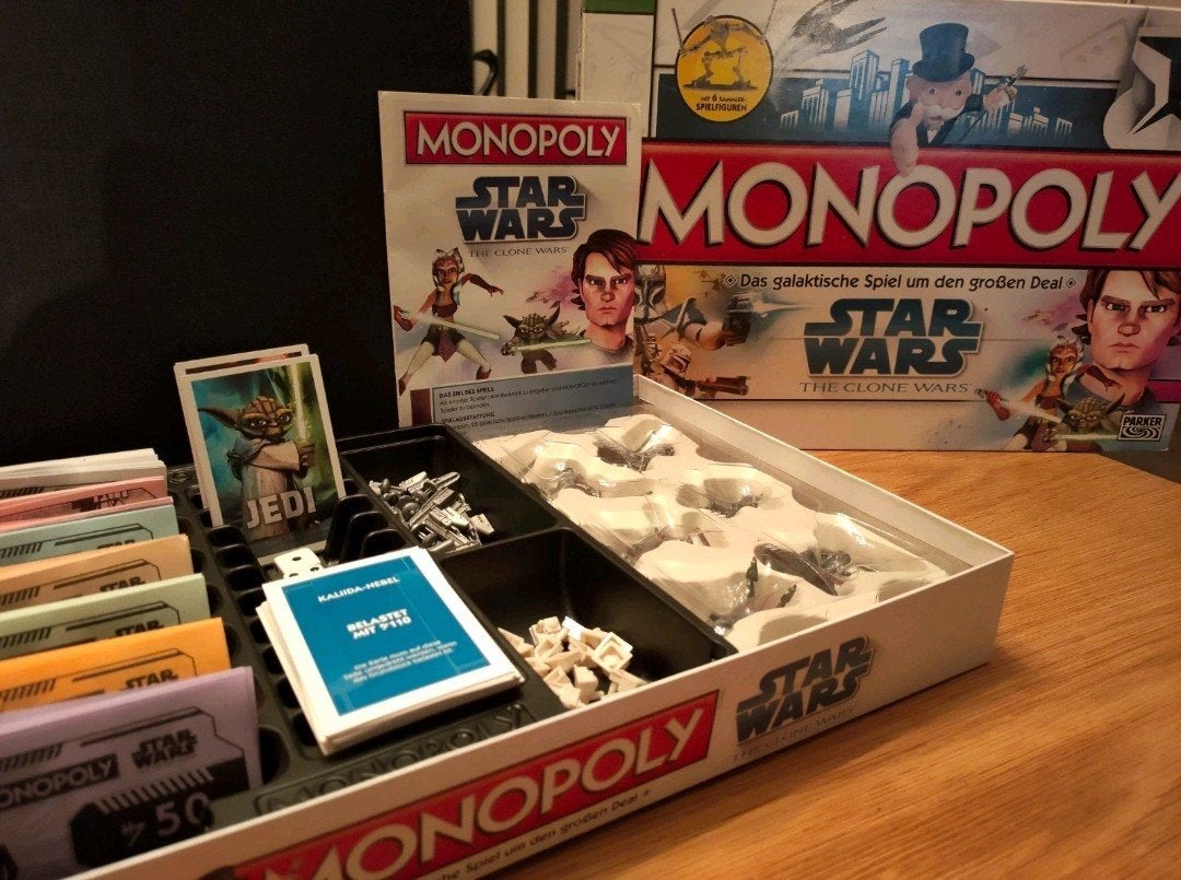 Star Wars Monopoly - The Clone Wars (Duits), Hobby en Vrije tijd, Gezelschapsspellen | Bordspellen, Drie of vier spelers, Ophalen