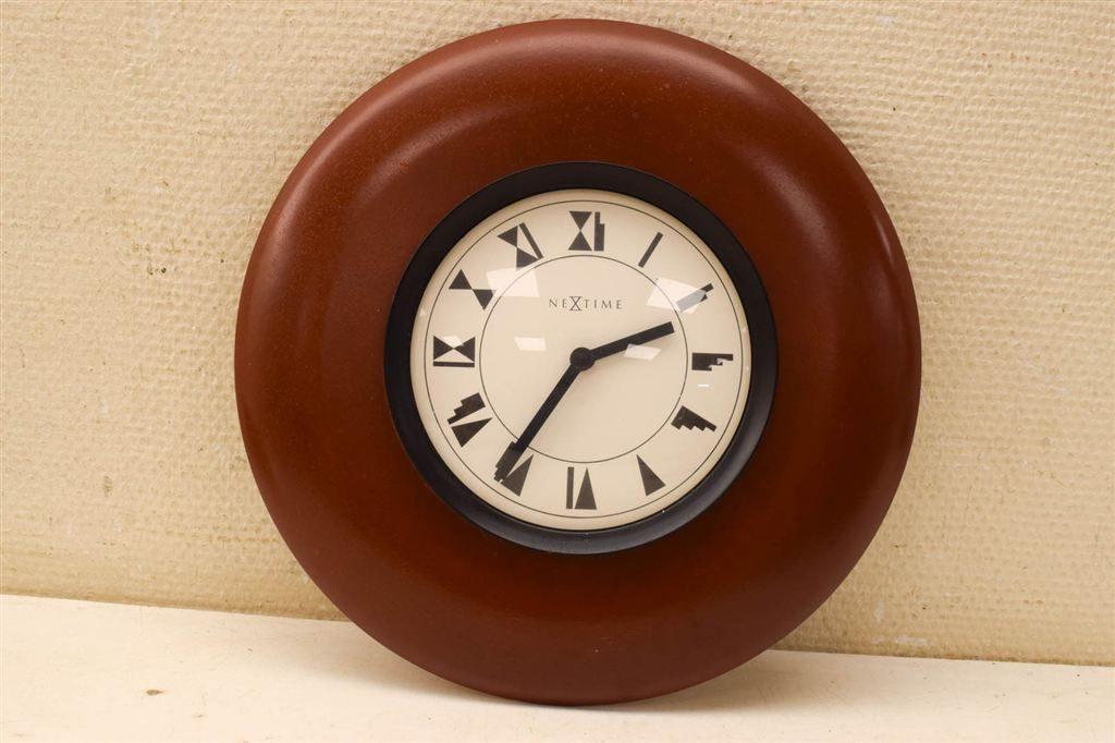 Nextime wandklok 47591, Ophalen of Verzenden, Gebruikt, Wandklok