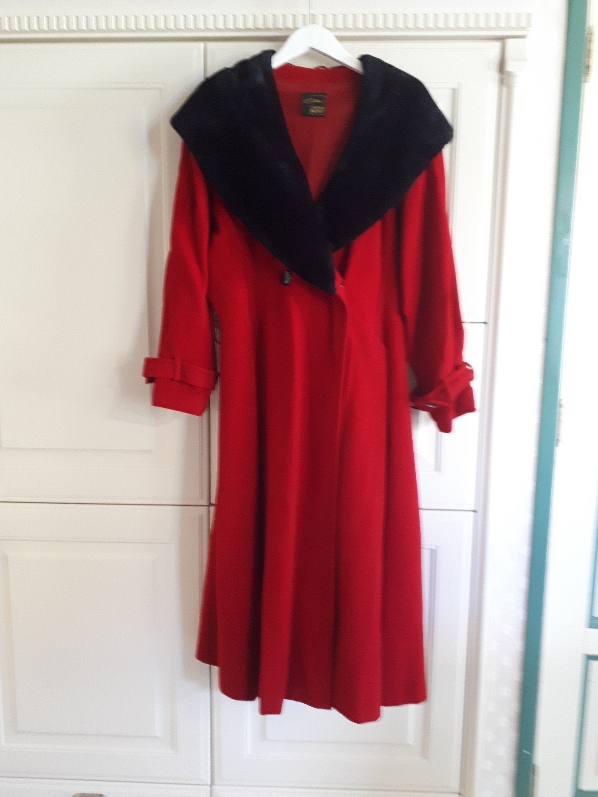 Damesjas uit de jaren zeventig, Ophalen of Verzenden, Gedragen, Maat 46/48 (XL) of groter, Rood