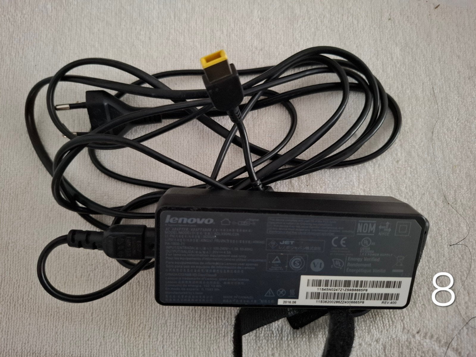 laptop oplader Lenovo 20V 4,5A 90W thinkpad., Computers en Software, Ophalen of Verzenden