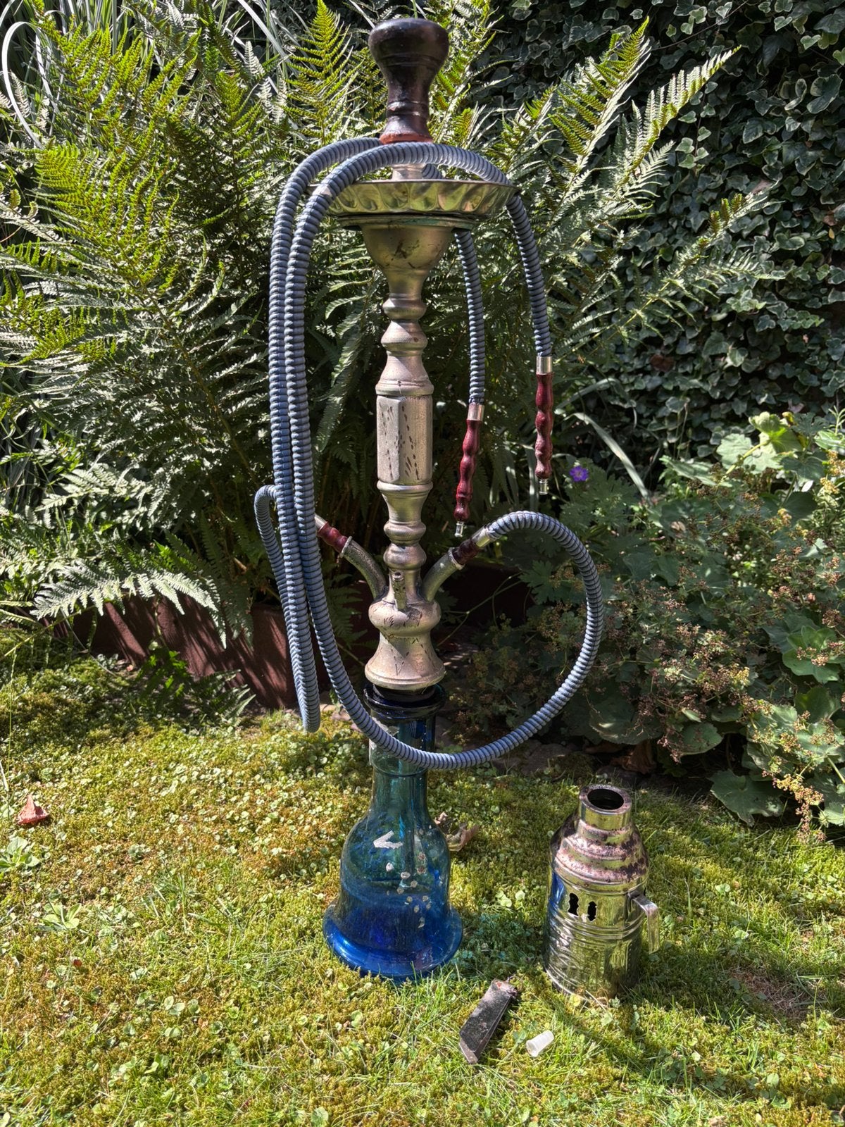 Mooie oude waterpijp, Ophalen, Gebruikt, (Water)pijp